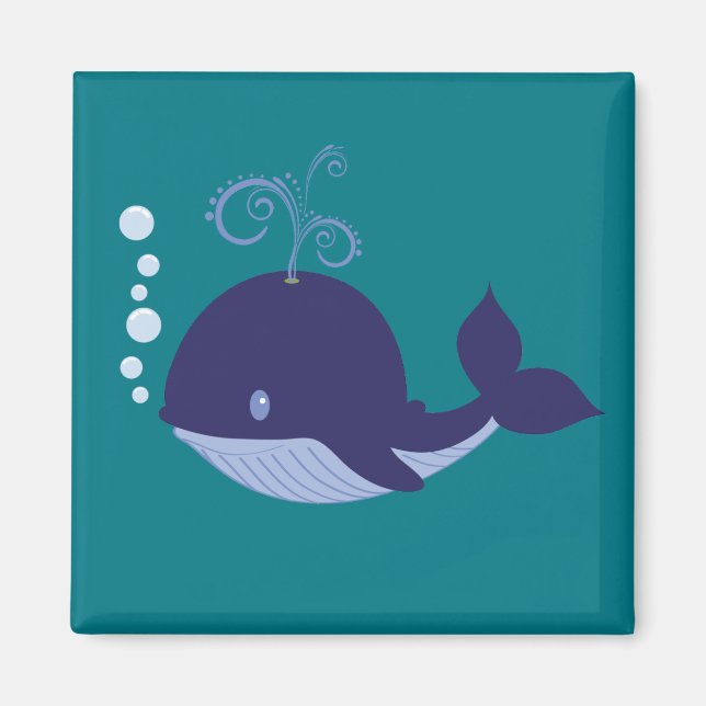 Min Baby blue val Magnet (Framsidan)