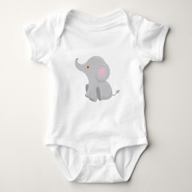 Min baby elefant t shirt (Framsida)