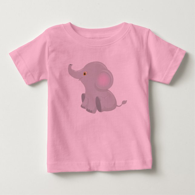 Min Baby Elephant T Shirt (Framsida)