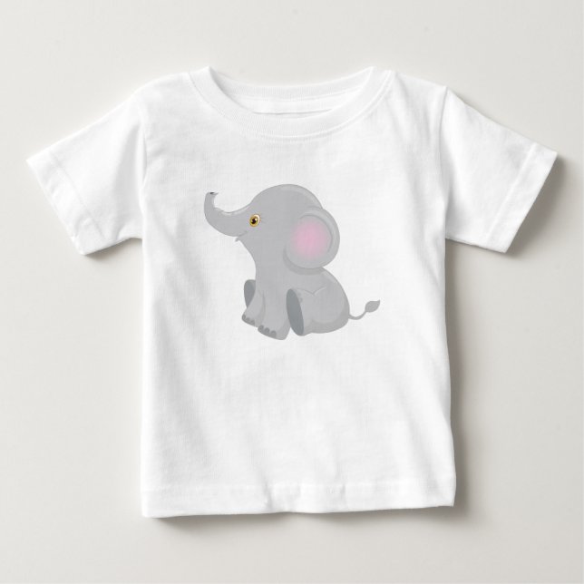 Min Baby Elephant T Shirt (Framsida)