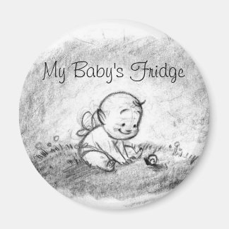 Min Baby Fridge Magnet