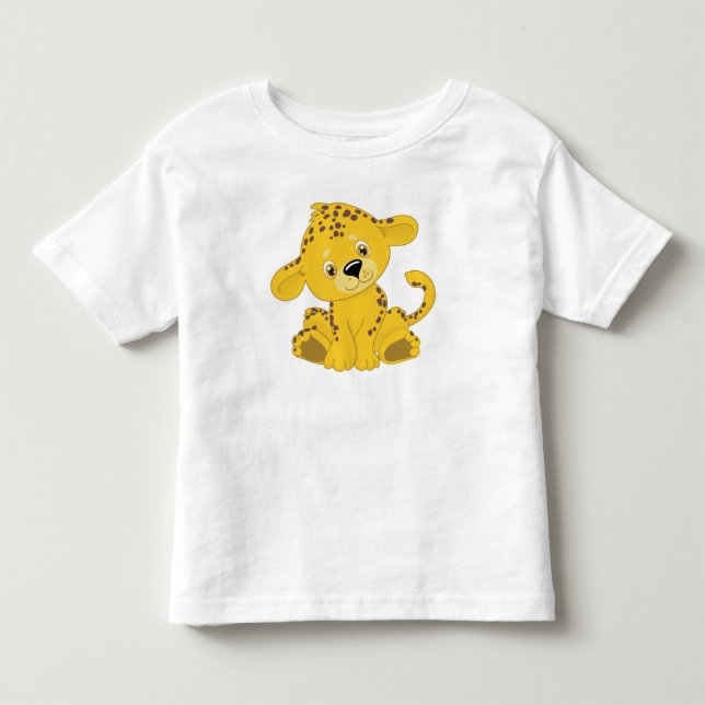 Min baby leopard t shirt (Framsida)