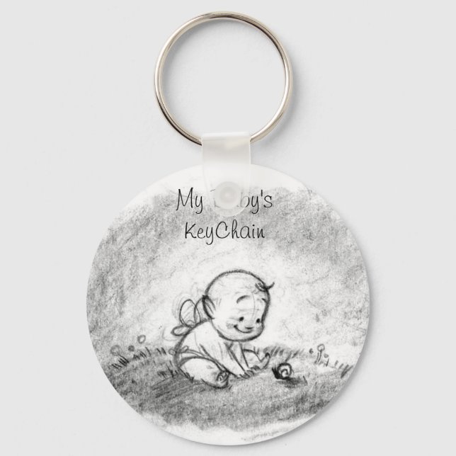 Min Baby nyckelkedja Nyckelring (Framsida)