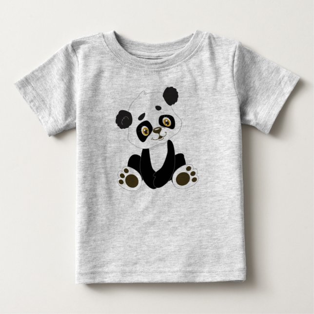 Min Baby Panda T Shirt (Framsida)