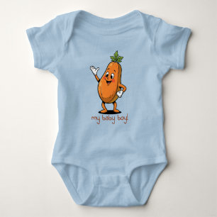 Min Baby Pojke Glad Papaya T Shirt