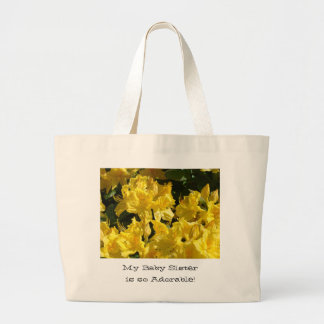 Min Baby-syster är så beklämmande! Baby bag Flower Jumbo Tygkasse