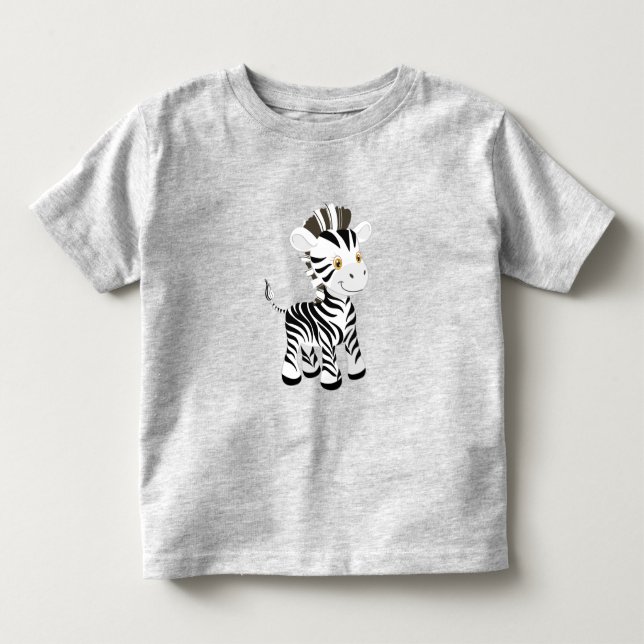 Min Baby Zebra T Shirt (Framsida)