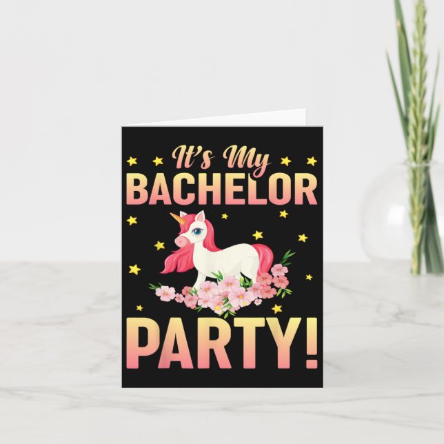 Min Bachelor Party Bröllop Marskalkars Funny Bri Kort (Framsida)