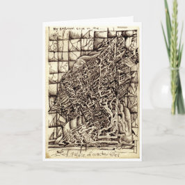 Min badrumsssvit i palatset med krackade plattor kort