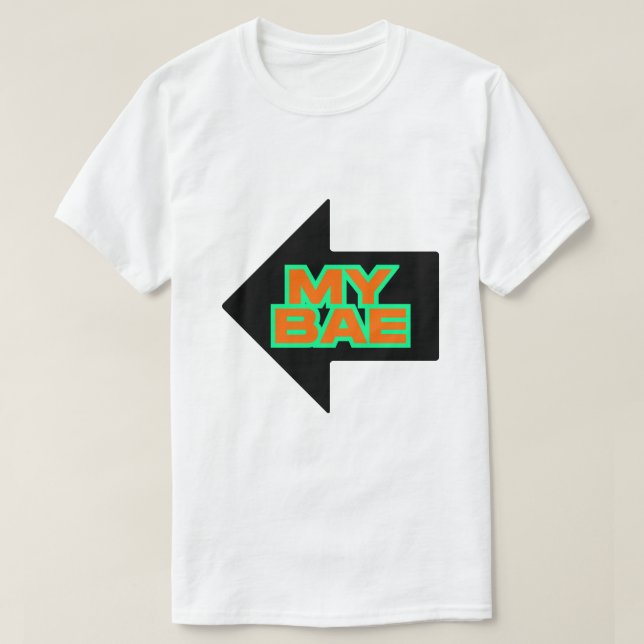 Min Bae Matching Par Shirt T Shirt (Design framsida)