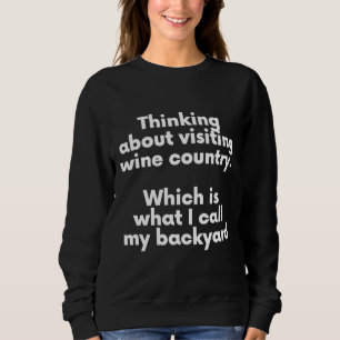 Min bakgård är Vin Land T Shirt