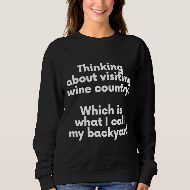 Min bakgård är Vin Land T Shirt (Framsida)