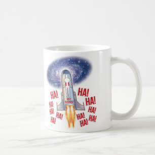 Min bakgrund för vit för sidoMeme mugg