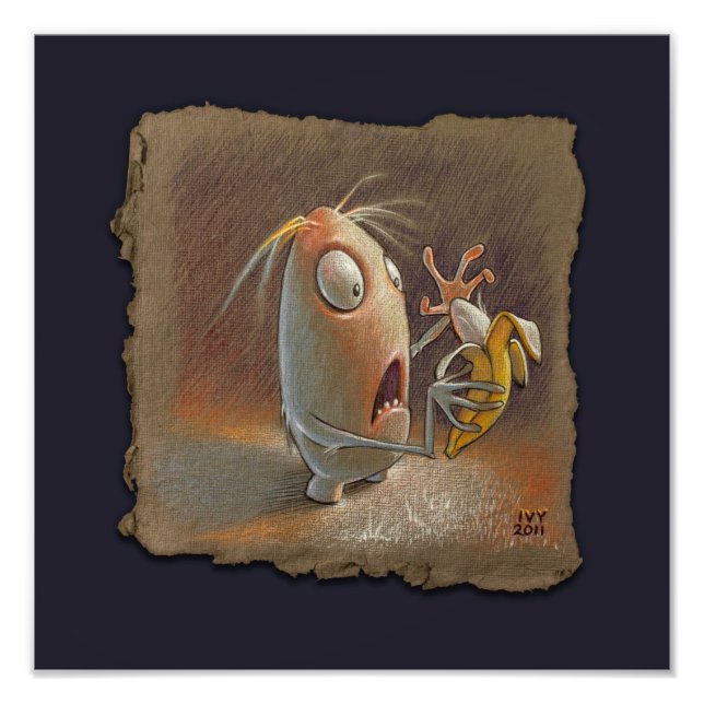 Min Banana, fotoutskrift Fototryck (Framsidan)