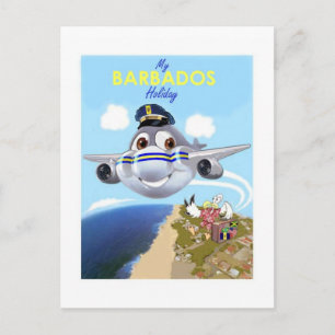 min barbados helgdagvykort vykort