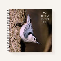 Min bärbara Journal Nuthatch Spiral