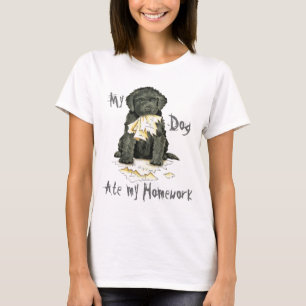 Min Barbet Ate Min hemläxa T Shirt