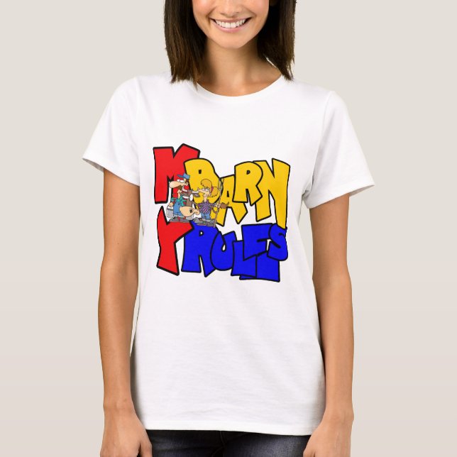 Min Barn My Regler Cow Tee Shirt (Framsida)