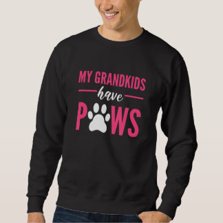 Min Barnbarn har Tass Hund Grandma Granddog Lång Ärmad Tröja