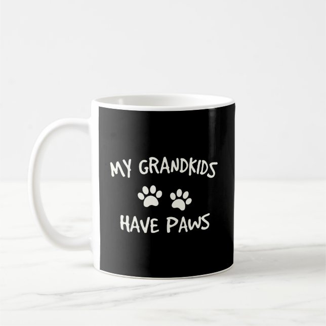 Min Barnbarn har Tass Rolig hund kattmormgåva Kaffemugg (Vänster)