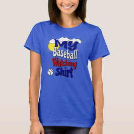 Min Baseball Watching Shirt T
