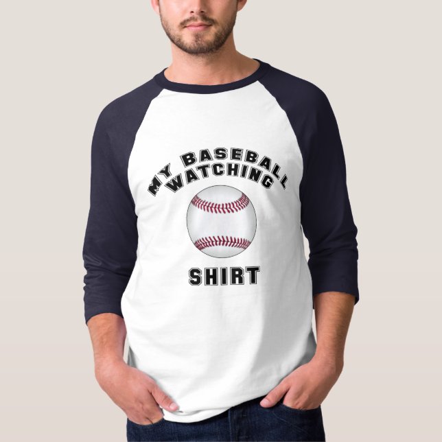 Min basebolltittartröja t shirt (Framsida)