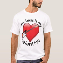 Min Bass är min Valentine T Shirt