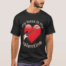 Min Bass är min Valentine T Shirt
