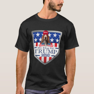 Min Bassett Hound for Trump T-shirt