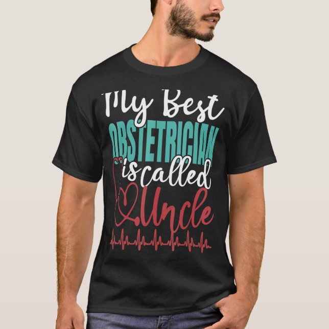 Min bästa advokat heter farbror Doktor Quote T Shirt (Framsida)