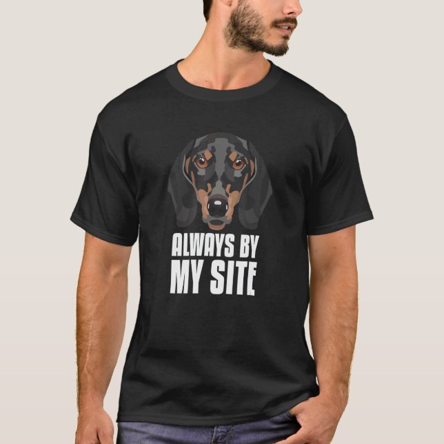 Min bästa Buddy, Dachshund T Shirt (Framsida)
