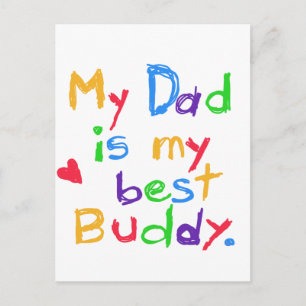 Min bästa Buddy T-shirts och gåvor från Pappa Vykort