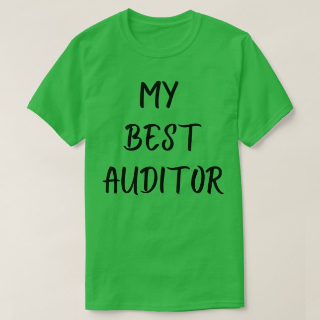 Min bästa revisor t shirt (Design framsida)