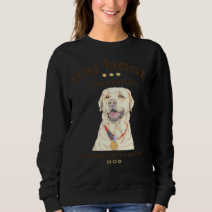 Min bästa terapi är Hund Labrador T Shirt