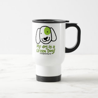 Min bästa vän är den gröna hunden isolerad mugg