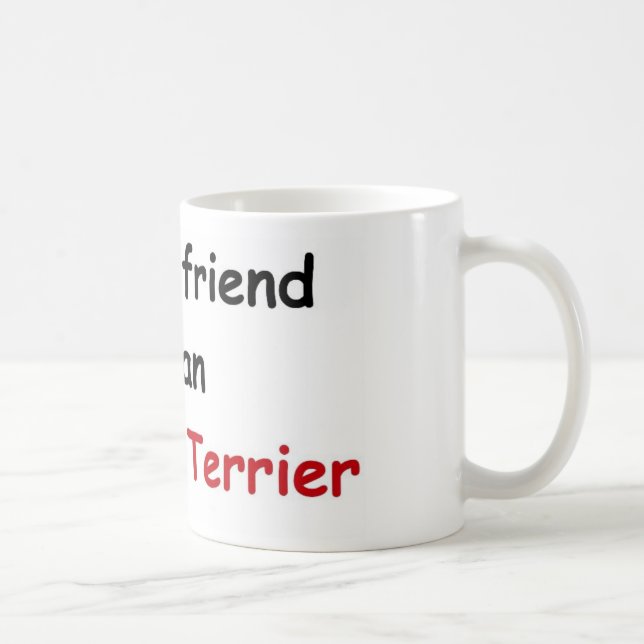 Min bästa vän är en Airedale Terrier Kaffemugg (Höger)