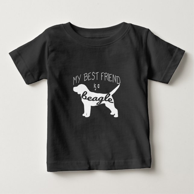 Min bästa vän är en Beagle (2) Tee (Framsida)