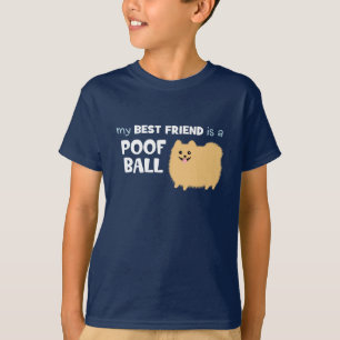 Min bästa vän är en BÖGBOLL - gulliga Pomerani T Shirt