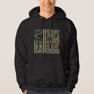 Min bästa vän är en soldat, proud armévän Mili Hoodie