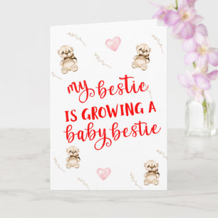Min bästa vän är gravid Personlig kort