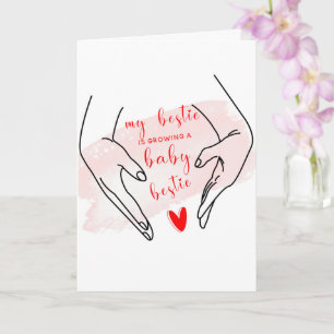 Min bästa vän är gravid Personlig kort