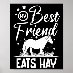 Min bästa vän Eats Hay Poster