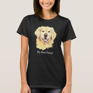 Min bästa vän Golden Retriever Hund Husdjur Djur T Shirt