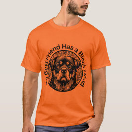 Min bästa vän har ett blockhuvud t shirt