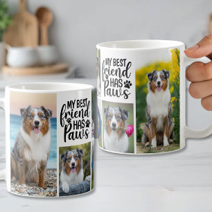 Min Bästa Vän Har Tassar Husdjur Foto Kaffemugg