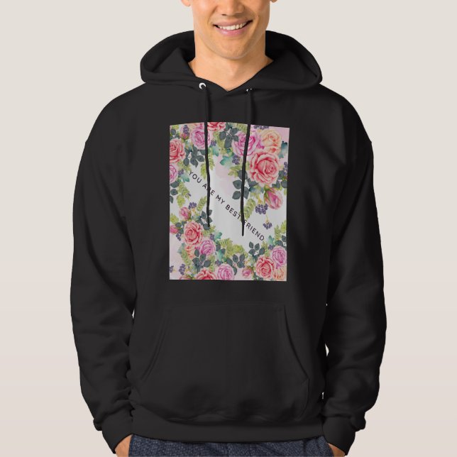 Min bästa vän hoodie (Framsida)