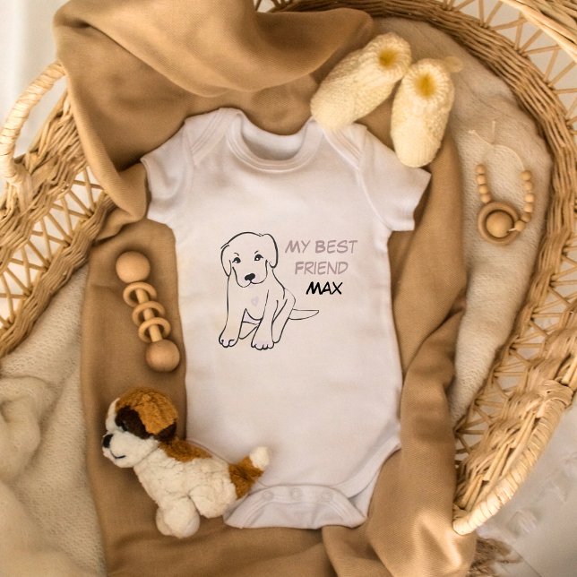 Min bästa vän Hund Namn T Shirt (Skapare uppladdad)