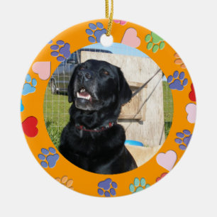 Min bästa vän julgransprydnad keramik