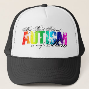 Min bästa vän min hjälte - Autism Truckerkeps