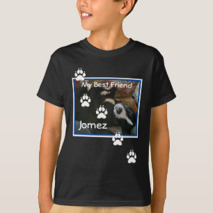 Min bästa vän   Personlig Hund Namn och Bild T Shirt